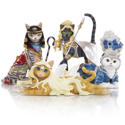 hamilton collection cat figurines