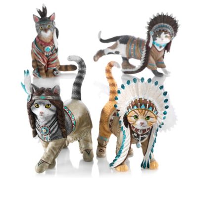hamilton collection cat figurines